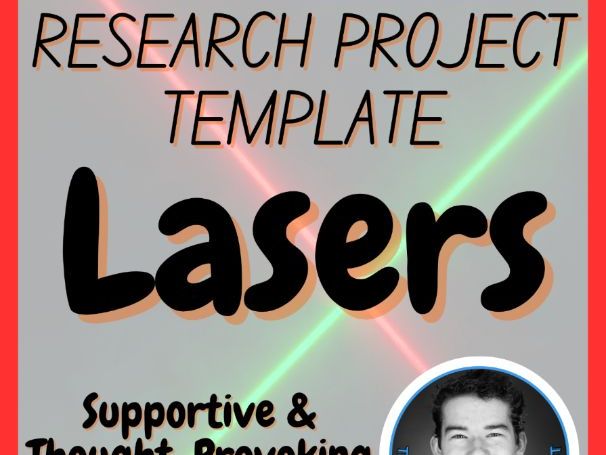 Lasers | Physics Research Project Template | Digital + Print