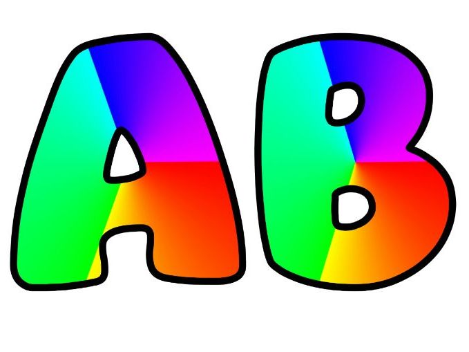 Color Meets Prism Science Lettering Set | Classroom Display | Upper & Lowercase, 0-9 and Signs