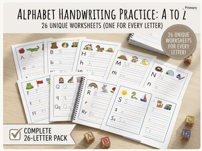 Alphabet Tracing Worksheets