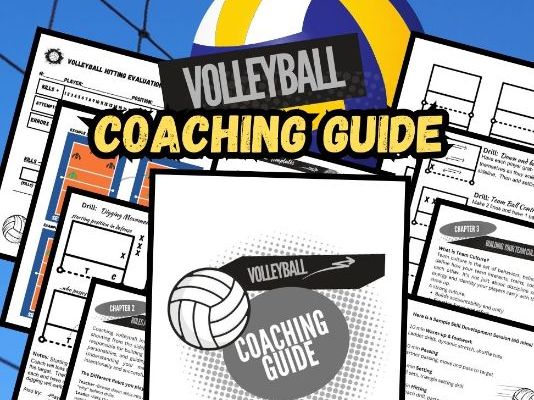 Volleyball Coaching Guide PDF | Printable Coach Handbook | Drills, Practice Plans