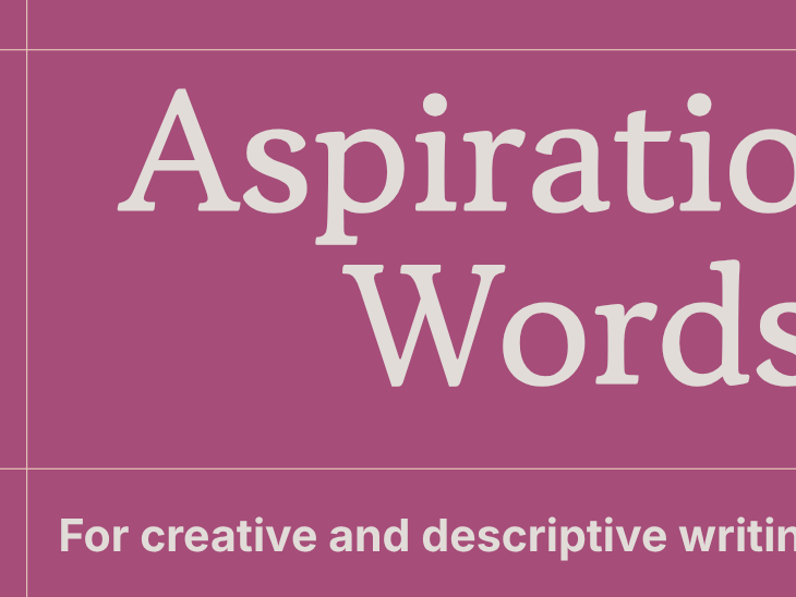 Aspirational Vocabulary Display