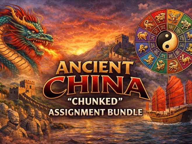 Ancient China "Chunked" Assignment Packet