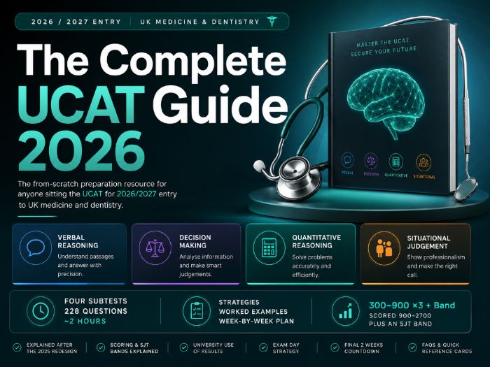 UCAT 2026 Complete Preparation Guide | UK Medicine & Dentistry | Worked Examples, SJT, QR, VR & DM
