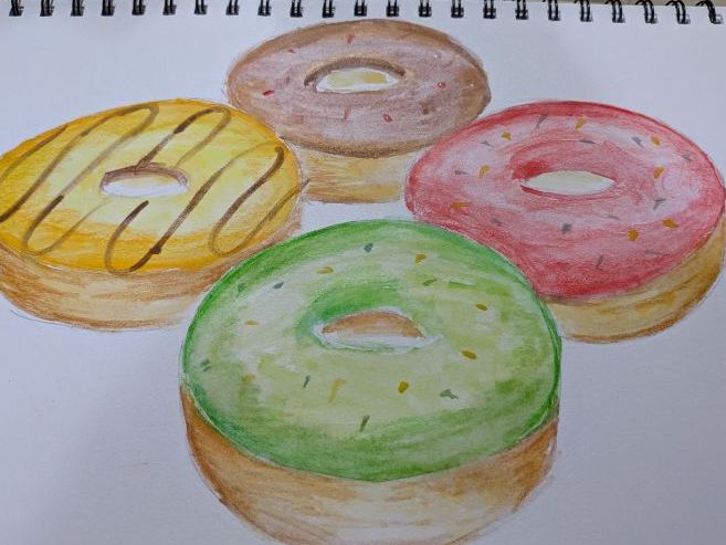 Still life - donuts.