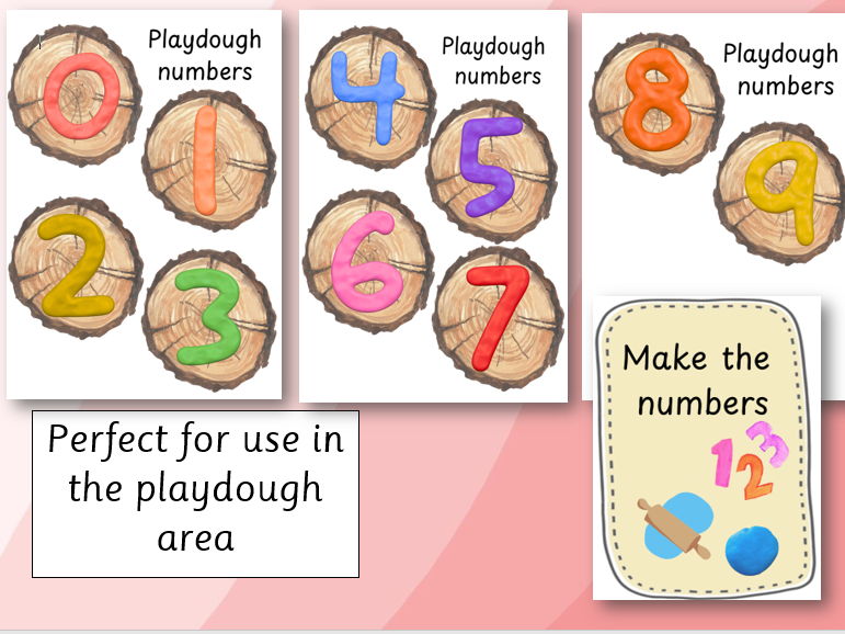 Playdough Numbers EYFS/KS1/SEND