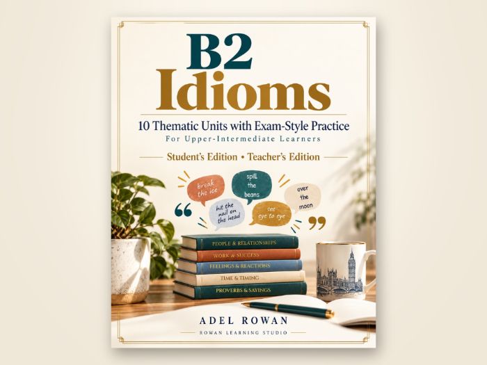 B2 Idioms: 250 English Idioms in 10 Units with Exercises + Teacher's Edition (FCE)