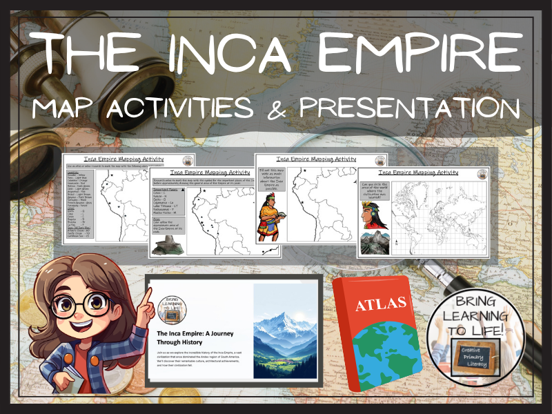 Inca Empire Map Activities and Presentation