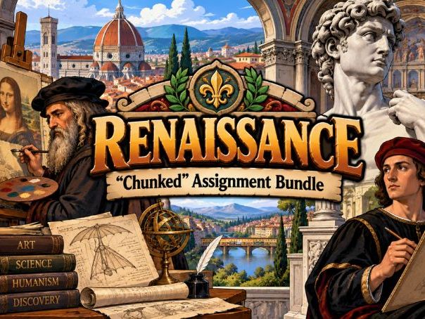The Renaissance "Chunked" Assignment Bundle (33 Assignments)