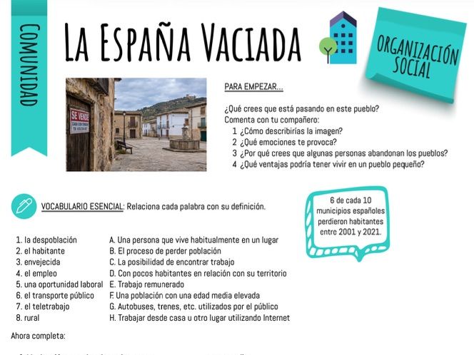Cultural Resource: La España Vaciada