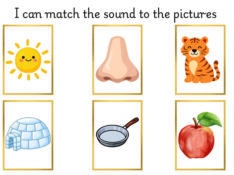 SATPIN match the sound to the picture