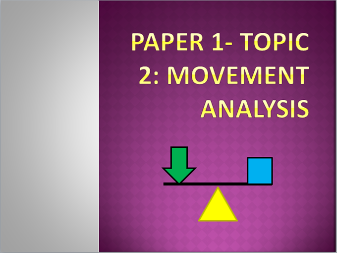Edexcel GCSE PE Movement Analysis Levers powerpoint (2 lessons