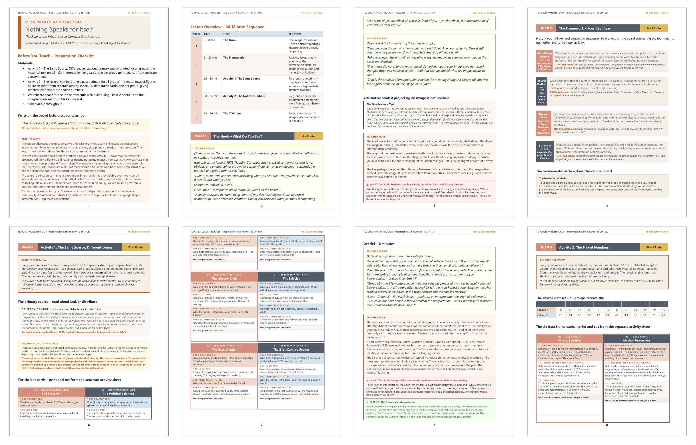 IB DP Theory of Knowledge (TOK): Interpretation – Full Lesson 2026 ...