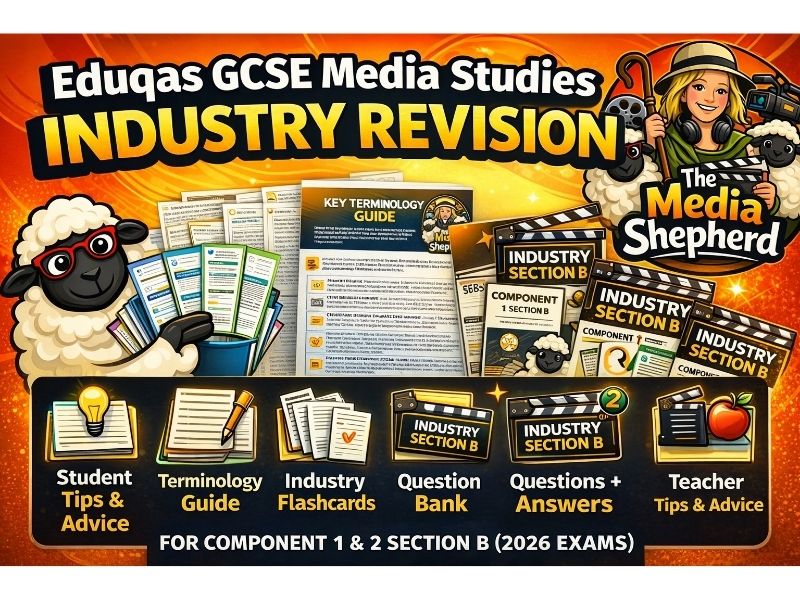 Eduqas GCSE Media Studies Industry Revision Bundle