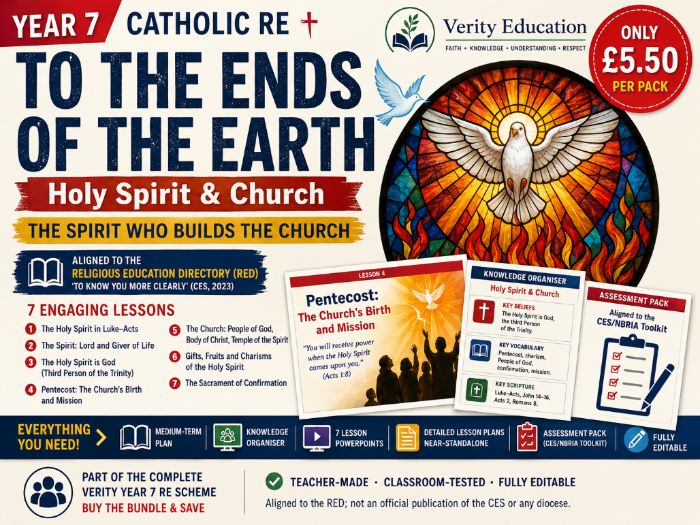 Yr 7 RE: To the Ends of the Earth (Holy Spirit & Church)