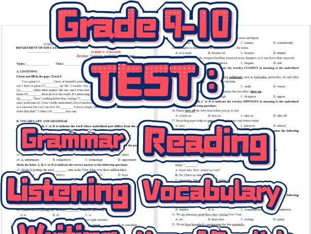 B1 English Test: Nonverbal Cues, Inventions & Environmental Issues