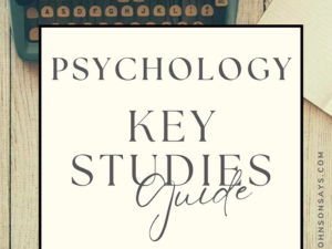 Edexcel GCSE Psychology: Key Studies Revision Guide