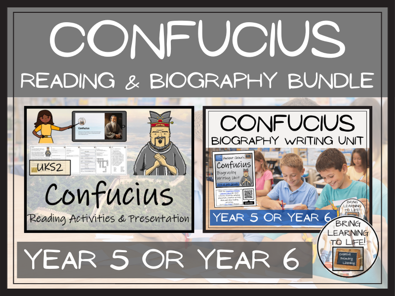Confucius Comprehension and Biography Bundle | UKS2