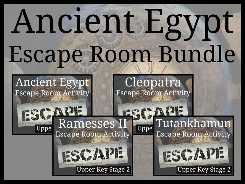 Ancient Egypt Escape Room Activity Bundle | Year 5 or Year 6