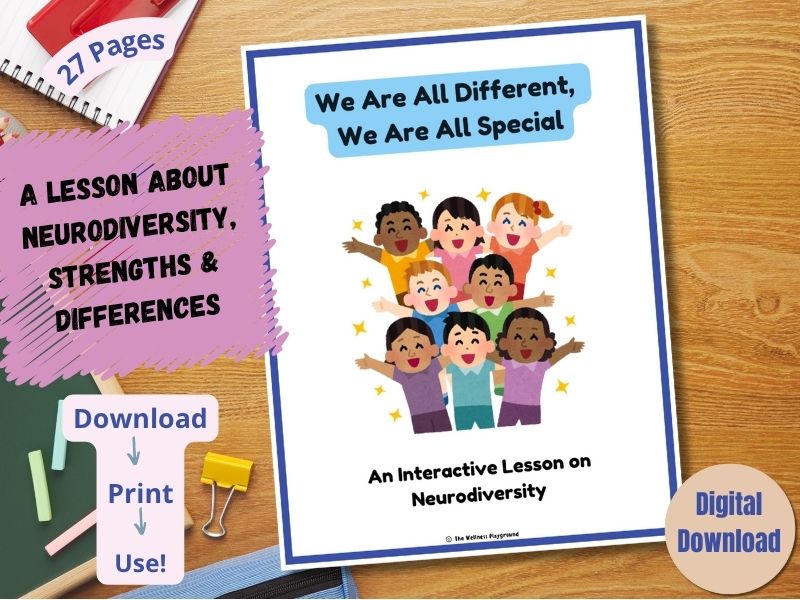 Neurodiversity Social Story Lesson for Elementary | SEL Classroom Resource