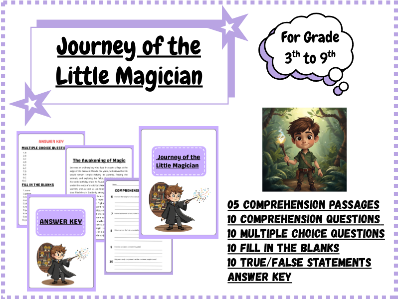 Leo’s Magical Journey: A Five-Chapter Fantasy Reading & Skills Pack