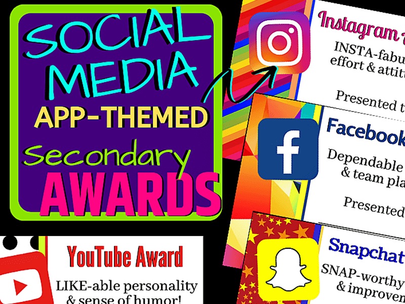 Social Media App-Themed Secondary Awards