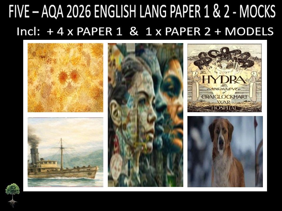 FIVE - AQA PAPER 1 & 2 | 2026 FULL MOCKS | MODELS