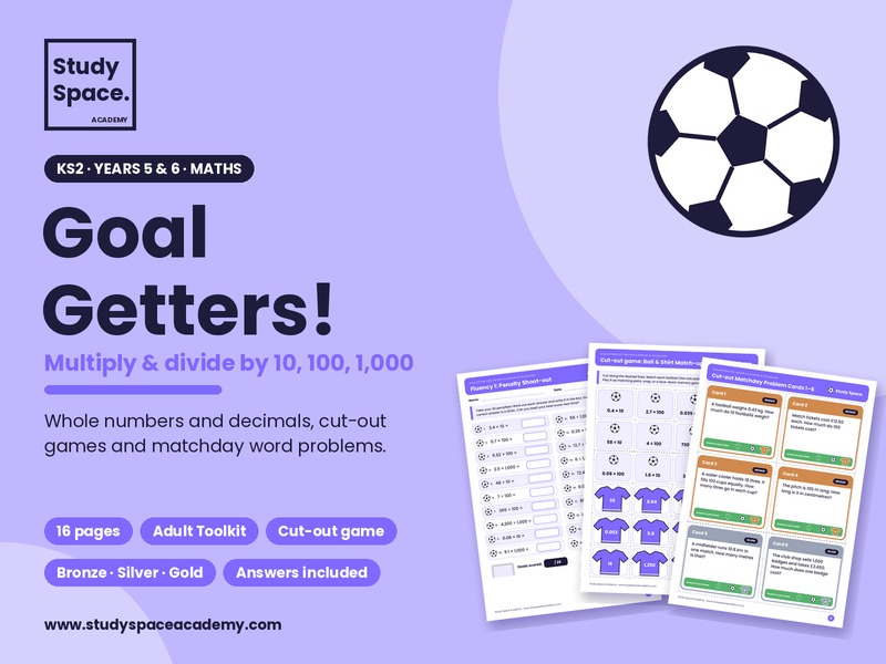 Year 5 & 6 Goal Getters
