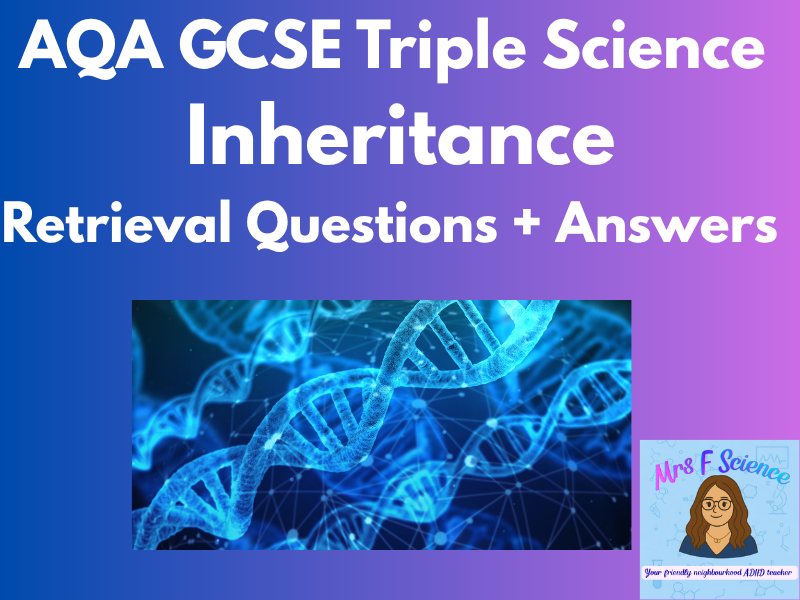 AQA GCSE Triple Biology Inheritance Retrieval Questions | Exam Practice + Answers