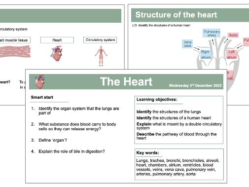 AQA GCSE Biology / Combined Science - The Heart