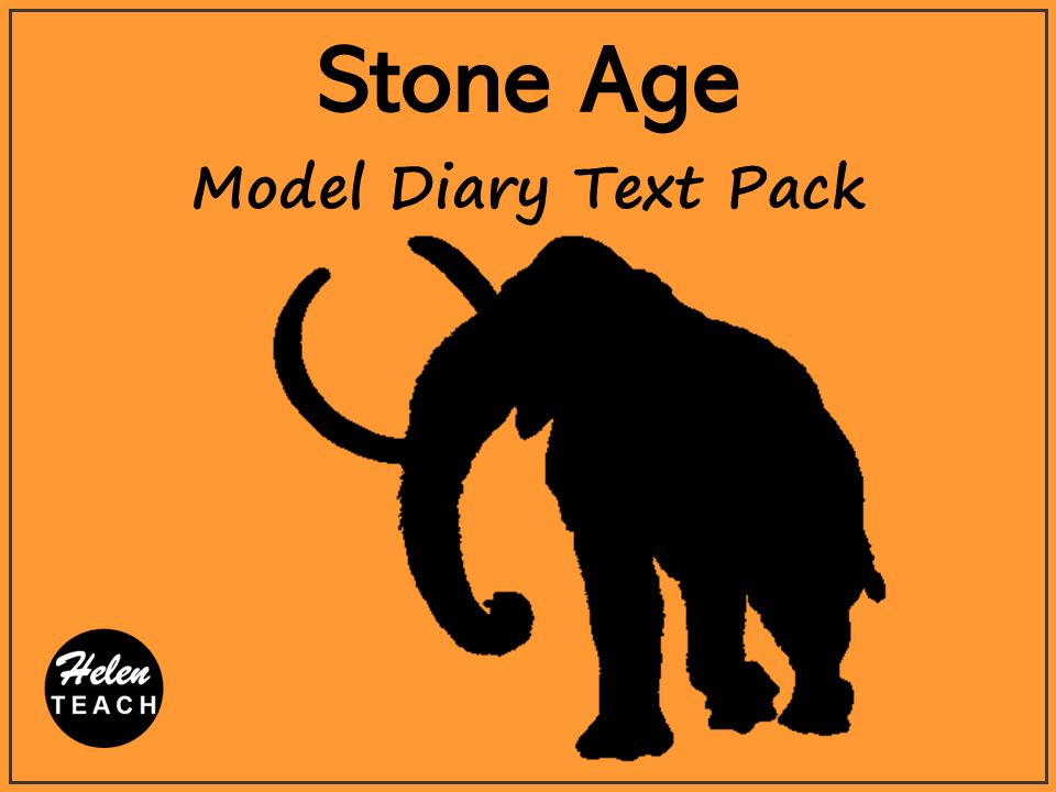 Stone Age | Diary of a Neolithic Child | Model Text Pack With WAGOLL