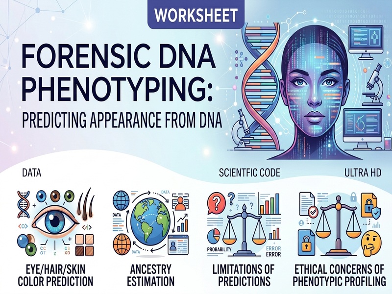 Forensic DNA Phenotyping: Predicting Appearance from DNA