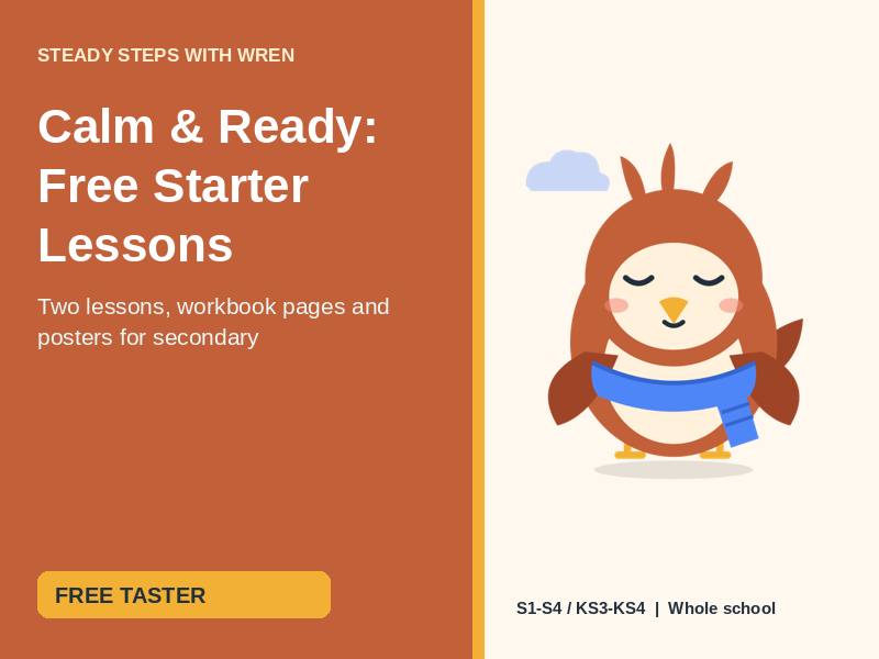 FREE Calm & Ready Starter Lessons: Secondary