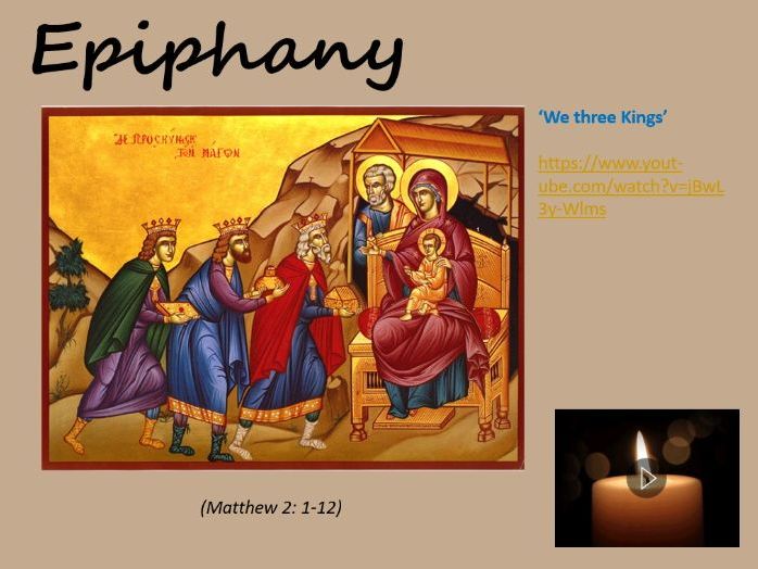 Epiphany - the visit of the three wise men assembly/collective worship