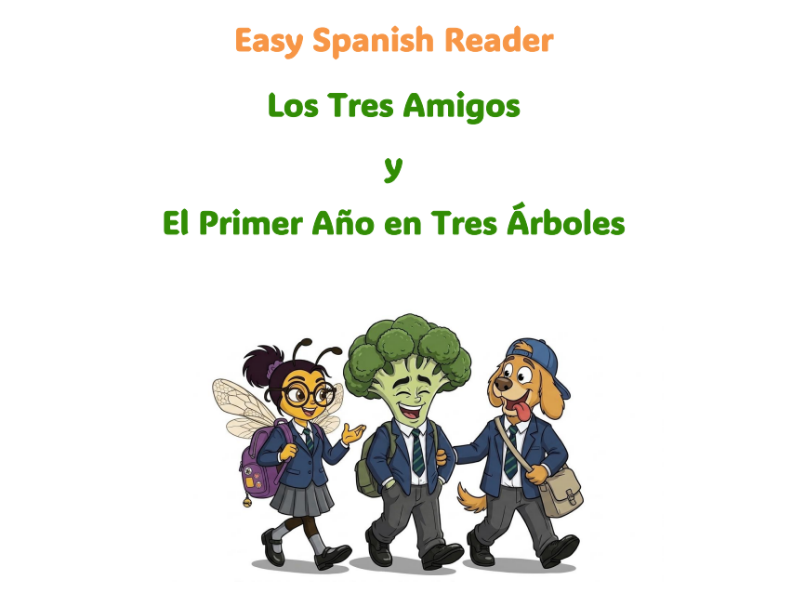 KS3 Spanish Reader - Los Tres Amigos y El Primer Año en Tres Árboles