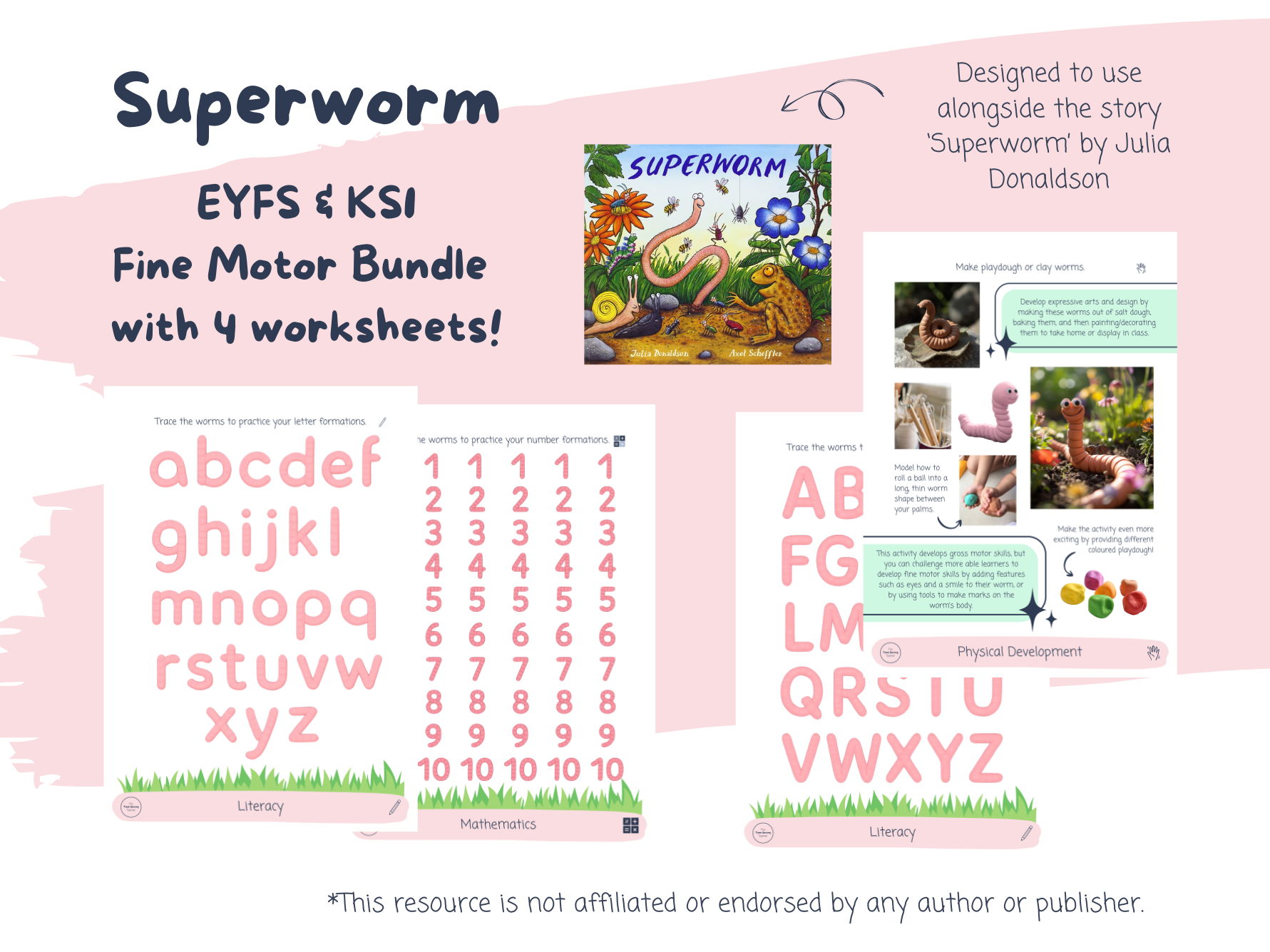 Superworm Fine Motor Continuous Provision Bundle