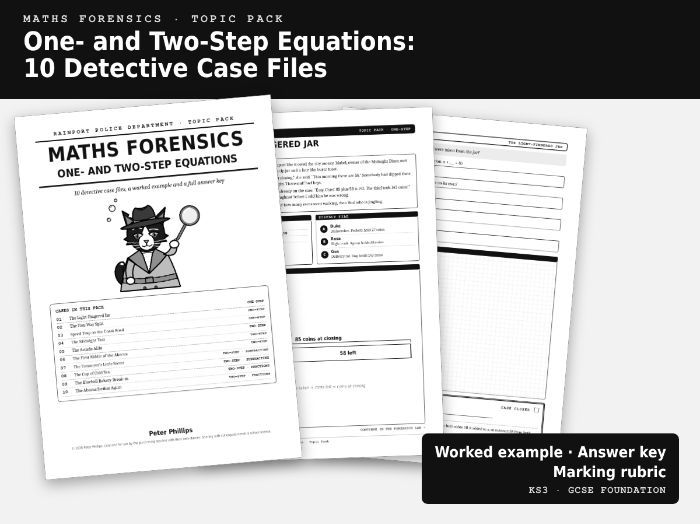 Solving Equations: 10 Detective Case Files