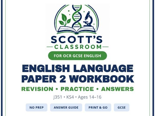 OCR GCSE English Language Paper 2 Exam Skills Workbook |