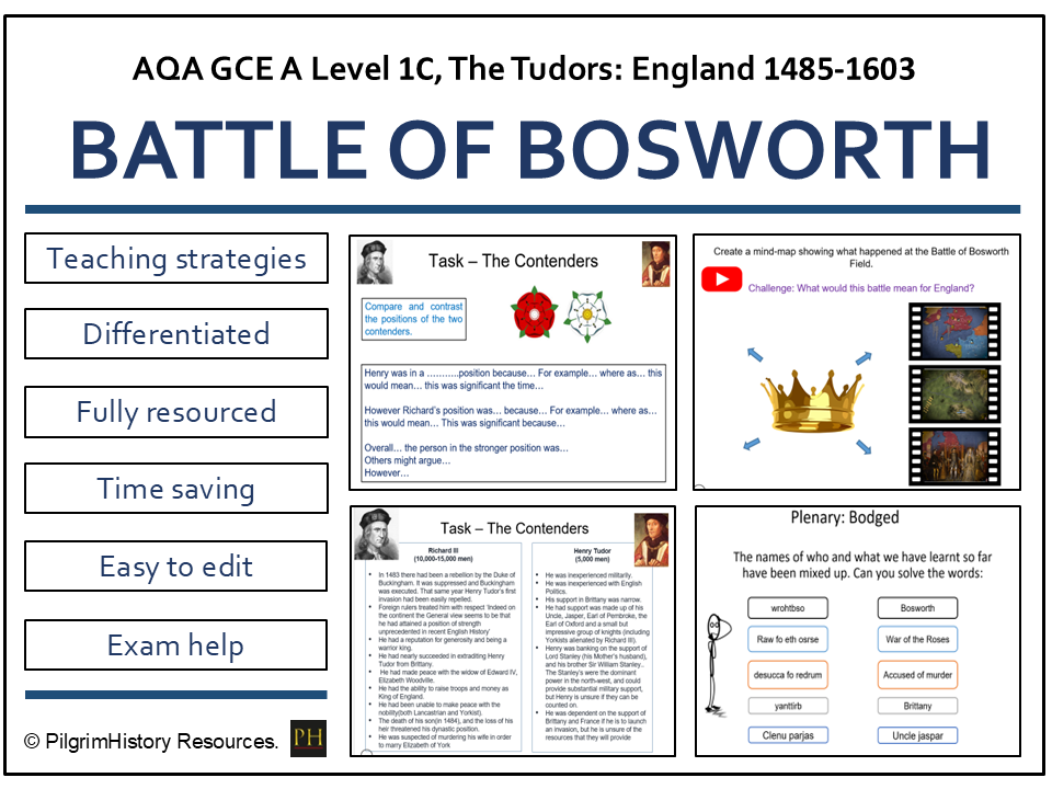 Henry VII  & the Battle of Bosworth Field (FREE) | AQA A Level History