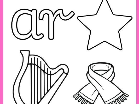Phonics Colouring Book