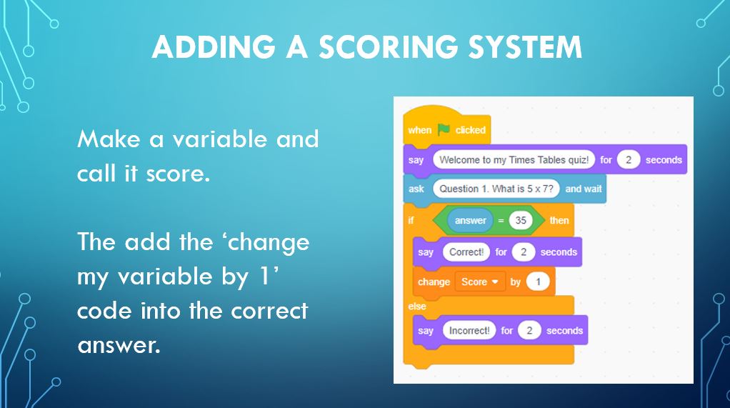 Scratch KS2 6 Lessons Scheme of Work sequence, repetition, controls, if selection and variables