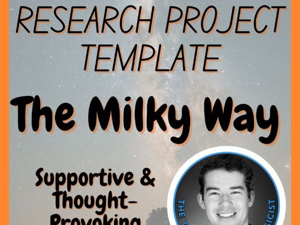 The Milky Way | Space Science Research Project Template | Digital + Print