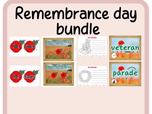 Remembrance day bundle KS1- EYFS
