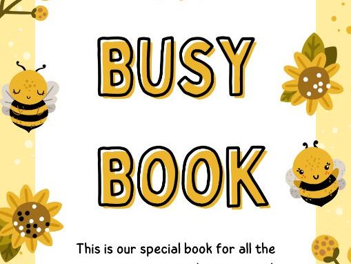 Busy Bee Book Insert.
