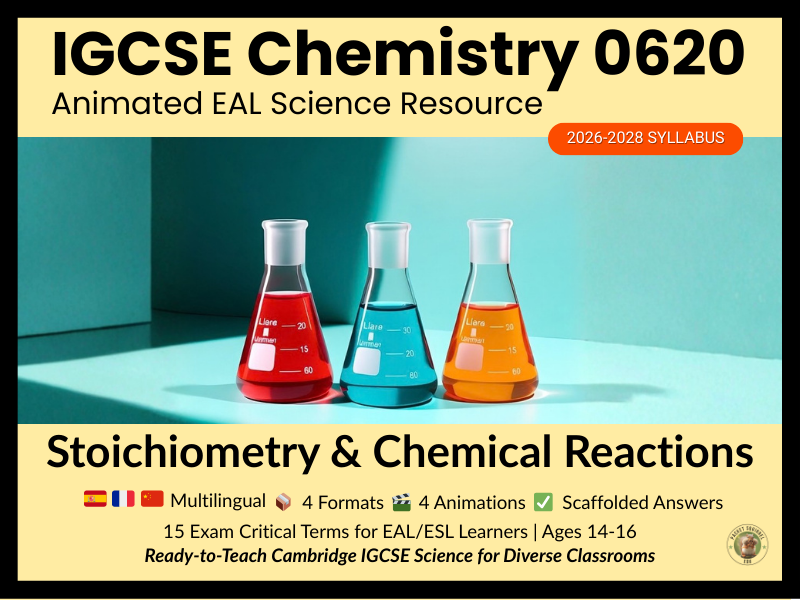 IGCSE Chemistry 0620 Stoichiometry & Chemical Reactions
