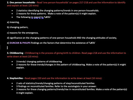 AQAA-levelSociologyFamilies:ChangingFamPatterns (Same sex One-person StepChildbearing & Ethnic diff)