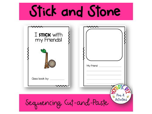 Friendship Day Activities - Stick and Stone - Class Book