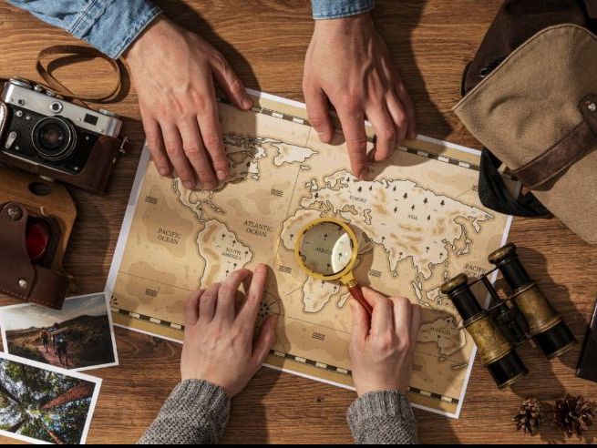 Spanish outside treasure hunt