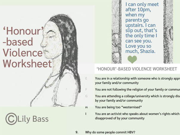 'Honour'-based Violence Worksheet (UK)