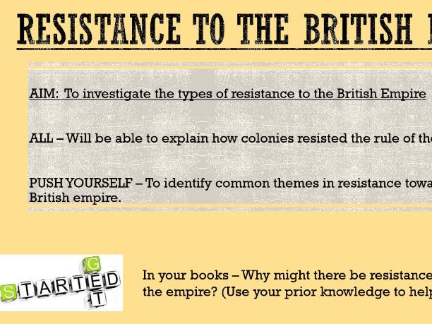 Resistance to the British Empire