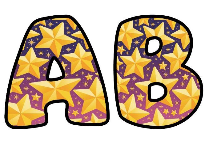 Superstar of the Week Classroom Display | Lettering Set | Upper & Lowercase, 0-9 and Signs